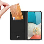 For Samsung Galaxy A53 5G DUX DUCIS Skin Pro Series Shockproof Horizontal Flip Leather Phone Case(Black)