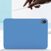 For iPad mini 2024 / mini 6 Mutural Silicone Microfiber Tablet Case(Pink Orange)