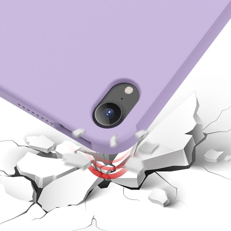 For iPad mini 2024 / mini 6 Mutural Silicone Microfiber Tablet Case(Pink Orange) - free shipping - PMC TechLife - Order now!