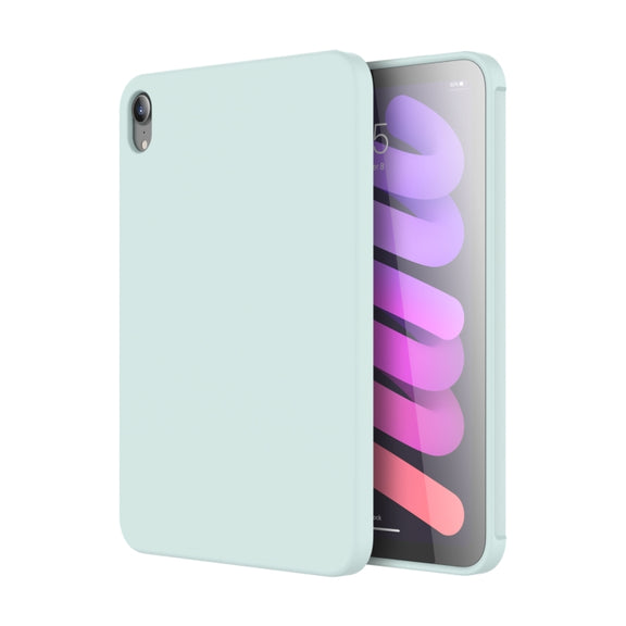 For iPad mini 2024 / mini 6 Mutural Silicone Microfiber Tablet Case(Sky Blue)