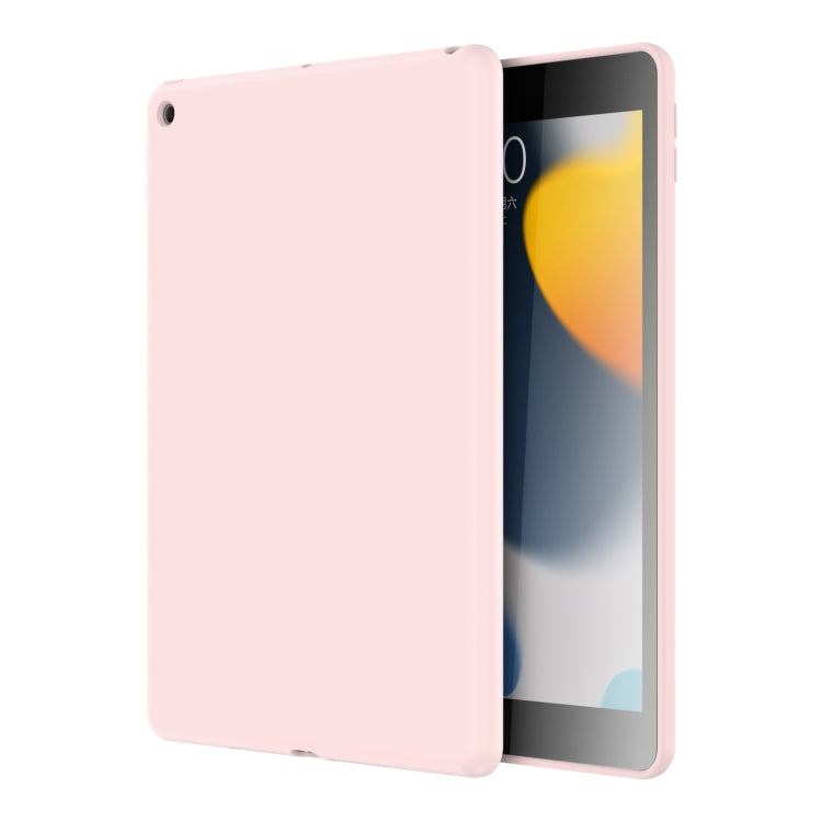 For iPad 10.2 2021 / 2020 / 2019 Mutural Silicone Microfiber Tablet Case(Pink) - free shipping - PMC TechLife - Order now!