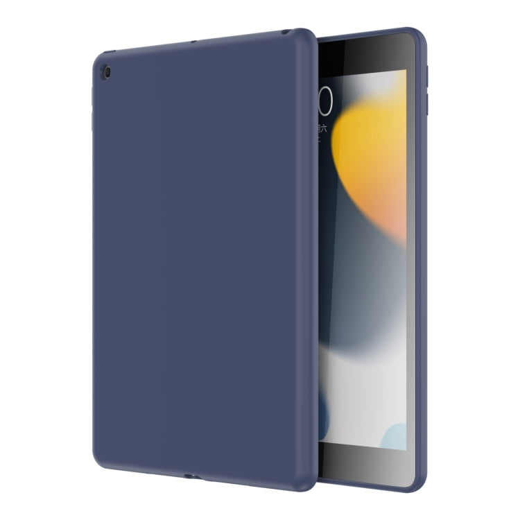 For iPad 10.2 2021 / 2020 / 2019 Mutural Silicone Microfiber Tablet Case(Midnight Blue) - free shipping - PMC TechLife - Order now!
