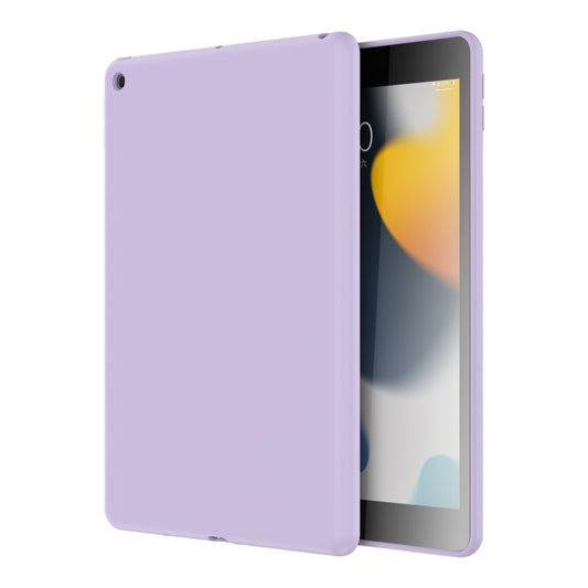 For iPad 10.2 2021 / 2020 / 2019 Mutural Silicone Microfiber Tablet Case(Lavender) - free shipping - PMC Jewellery - Order now!