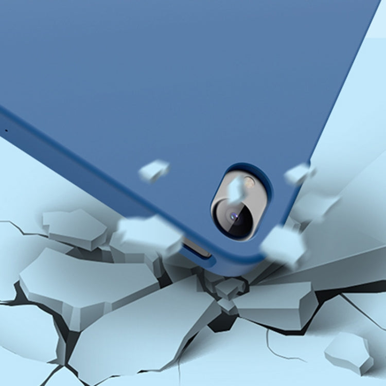 For iPad Air 11 2024 / Air 2022 /  Air 2020 10.9 Mutural Silicone Microfiber Tablet Case(Black) - free shipping - PMC TechLife - Order now!