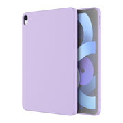 For iPad Air 11 2024 / Air 2022 /  Air 2020 10.9 Mutural Silicone Microfiber Tablet Case(Lavender)