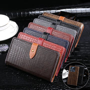 For Tecno Spark 8 idewei Crocodile Texture Leather Phone Case(Black)