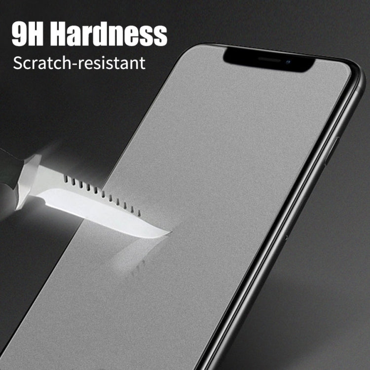 For iPhone 16e / 13 / 13 Pro Transparent Frosted Full Screen Tempered Glass Film - free shipping - PMC TechLife - Order now!