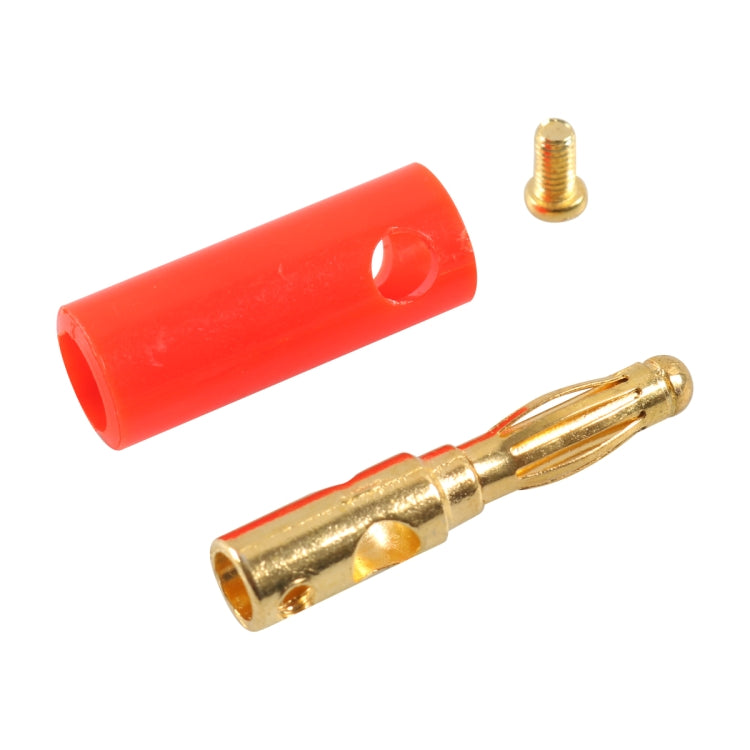 A6549 40 in 1 Car Red and Black Cover Gold-plated 4mm Banana Head Audio Plug - free shipping - PMC TechLife - Order now!