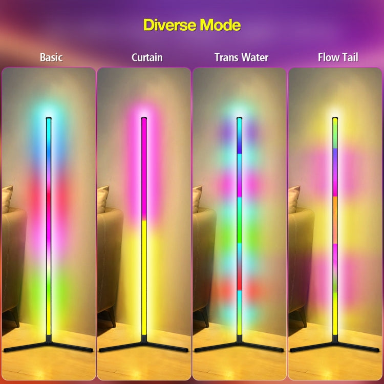 LED Symphony RGB Atmosphere Floor Light with Remote Control, Length:1.2m - Floor Lamps by PMc TechLife | Online Shopping South Africa | PMc TechLife | Buy Now Pay Later Mobicred