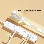 12.5 x 99mm 70 Sheets Thermal Label Data Cable Sort Stickers For NiiMbot D101 / D11(Lucky You)