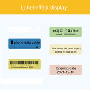 10 x 25mm 240 Sheets Thermal Printing Label Paper Stickers For NiiMbot D101 / D11(Red)