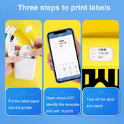 20 x 40mm 160 Sheets Thermal Printing Label Paper Stickers For NiiMbot D101 / D11(White)