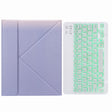 H-102S Monochrome Backlight Bluetooth Keyboard Leather Case with Rear Three-fold Holder For iPad 10.2 2020 & 2019 / Pro 10.5 inch(Purple) - Universal by PMC TechLife | Online Shopping South Africa | PMC TechLife