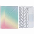 H-109C Touch Bluetooth Keyboard Leather Case with Rear Three-fold Holder For iPad Pro 11 inch 2021 & 2020 & 2018 / Air 2020 10.9(Rainbow) - Universal by PMC TechLife | Online Shopping South Africa | PMC TechLife