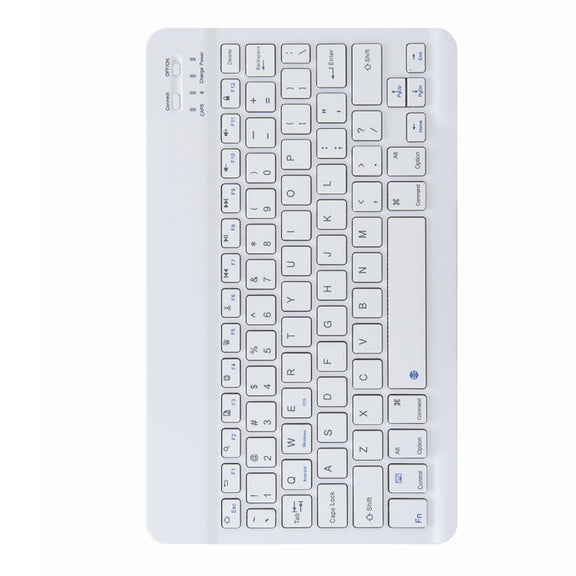 H-102 Bluetooth Keyboard Leather Case with Rear Three-fold Holder For iPad 10.2 2020 & 2019 / Pro 10.5 inch(Pink Blue)