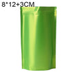 100 PCS/Set Matte Aluminum Foil Snack Stand-up Pouch, Size:8x12+3cm(Green) - Preservation Supplies by PMC TechLife | Online Shopping South Africa | PMC TechLife | Buy Now Pay Later Mobicred