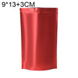 100 PCS/Set Matte Aluminum Foil Snack Stand-up Pouch, Size:9x13+3cm(Red) - Preservation Supplies by PMC TechLife | Online Shopping South Africa | PMC TechLife | Buy Now Pay Later Mobicred
