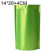 100 PCS/Set Matte Aluminum Foil Snack Stand-up Pouch, Size:14x20+4cm(Green) - Preservation Supplies by PMC TechLife | Online Shopping South Africa | PMC TechLife | Buy Now Pay Later Mobicred