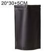 100 PCS/Set Matte Aluminum Foil Snack Stand-up Pouch, Size:20x30+5cm(Black) - Preservation Supplies by PMC TechLife | Online Shopping South Africa | PMC TechLife | Buy Now Pay Later Mobicred