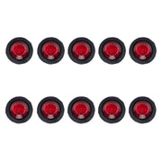 A5010 Red Light 10 in 1 Truck Trailer LED Round Side Marker Lamp