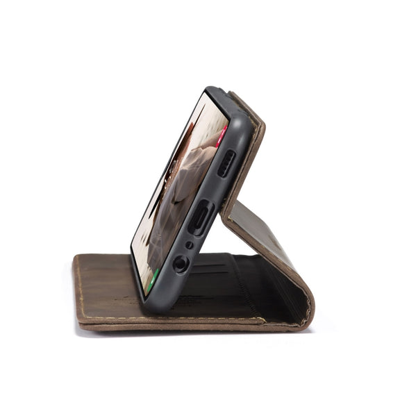 For Samsung Galaxy A13 4G/A13 5G/A04S/A04/M13 5G CaseMe 013 Multifunctional Horizontal Flip Leather Phone Case(Coffee)