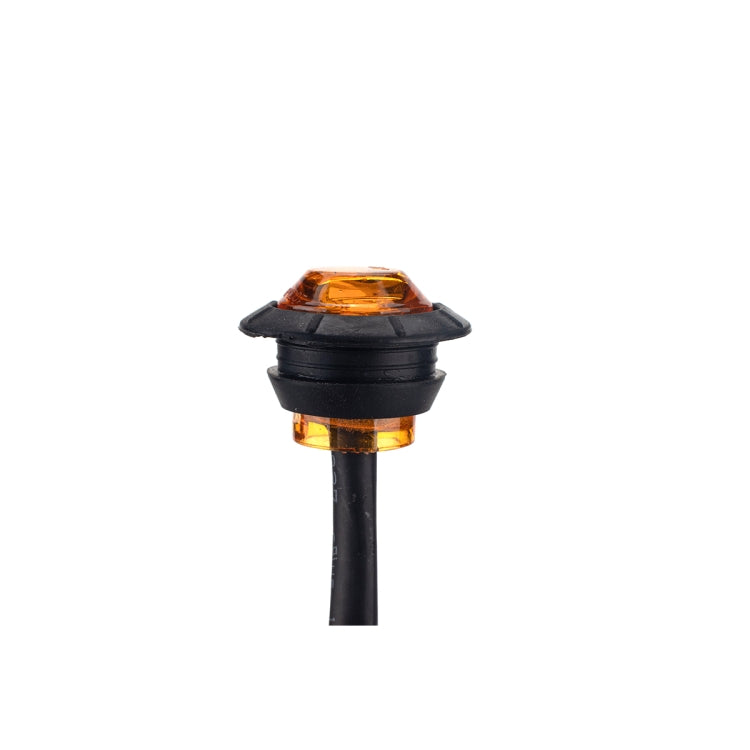 A5014 20 in 1 Red + Amber Light Truck Trailer LED Round Side Marker Lamp - Warning Lights by PMC TechLife | Online Shopping South Africa | PMC TechLife | Buy Now Pay Later Mobicred