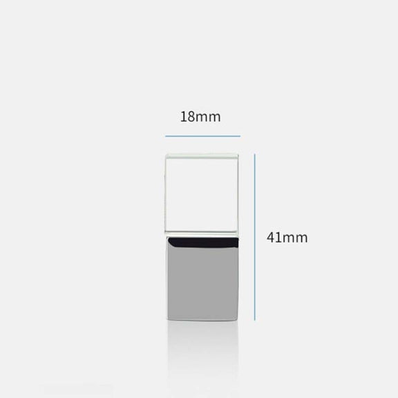 Crystal Flash Light Emitting USB 2.0 Flash Drive Car Music USB Flash Drive, Capacity:8GB(White)