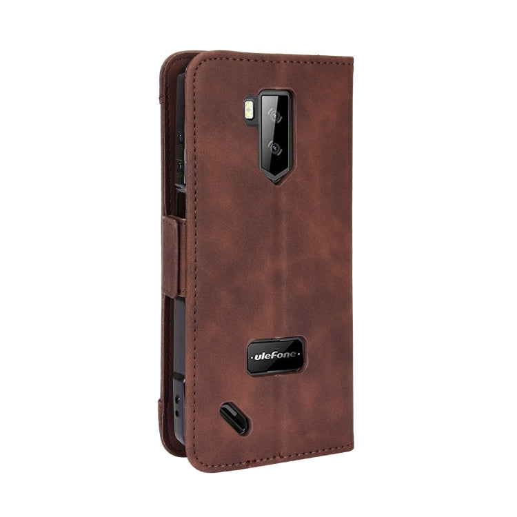 For Ulefone Armor X9 Skin Feel Calf Pattern Leather Phone Case(Brown) - Ulefone Cases by PMC Jewellery | Online Shopping South Africa | PMC Jewellery | Buy Now Pay Later Mobicred