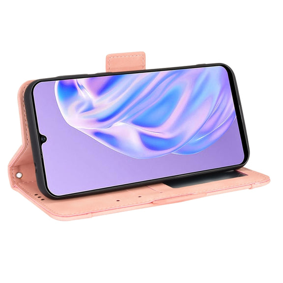 For Ulefone Note 6 / Note 6P Skin Feel Calf Pattern Leather Phone Case(Pink)