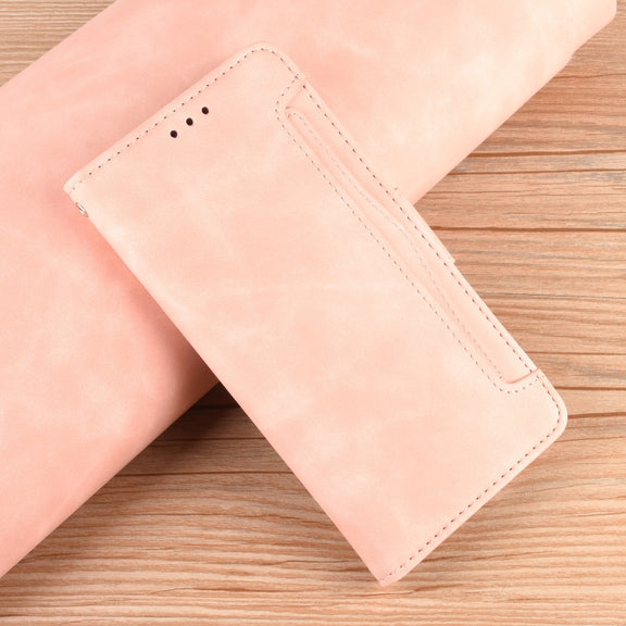 For Ulefone Note 6 / Note 6P Skin Feel Calf Pattern Leather Phone Case(Pink)