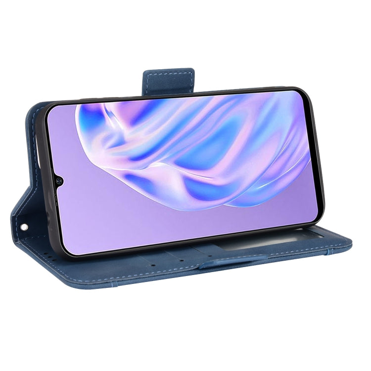 For Ulefone Note 6 / Note 6P Skin Feel Calf Pattern Leather Phone Case(Blue)