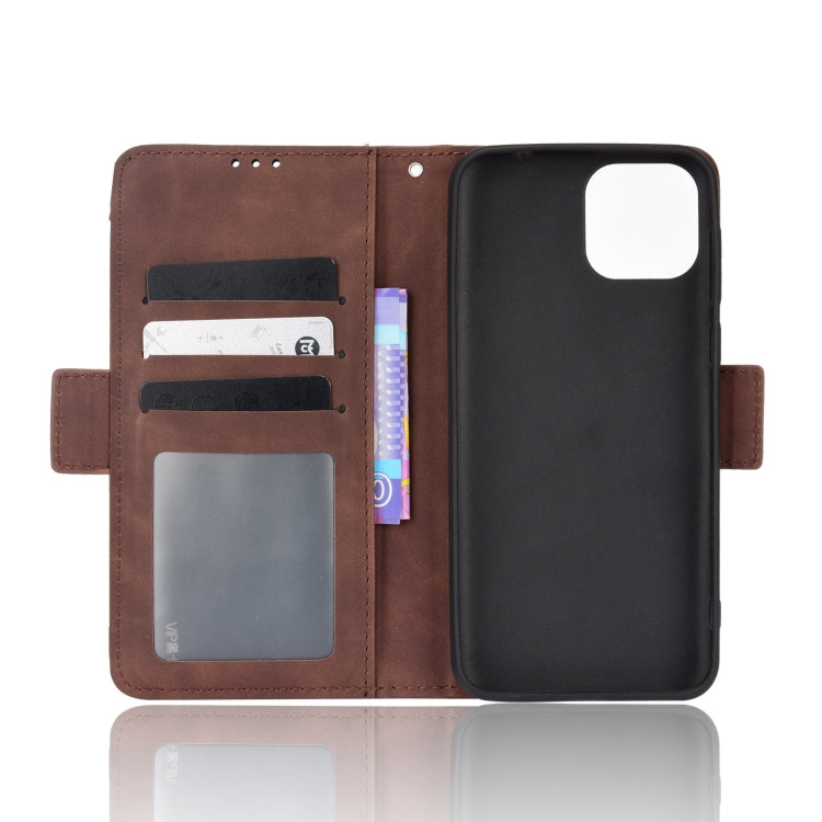 For Ulefone Note 6 / Note 6P Skin Feel Calf Pattern Leather Phone Case(Brown) - Ulefone Cases by PMC Jewellery | Online Shopping South Africa | PMC Jewellery | Buy Now Pay Later Mobicred