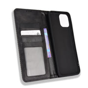 For Ulefone Note 6 / Note 6P Magnetic Buckle Retro Texture Leather Case(Black)