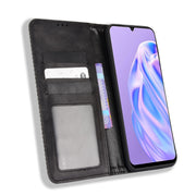 For Ulefone Note 6 / Note 6P Magnetic Buckle Retro Texture Leather Case(Black)
