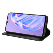 For Ulefone Note 6 / Note 6P Magnetic Buckle Retro Texture Leather Case(Black)