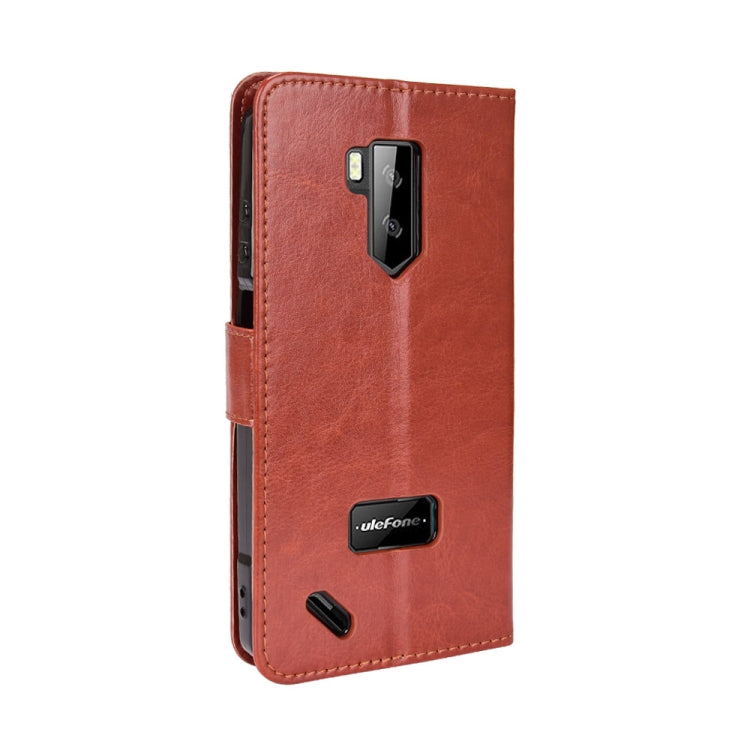 For Ulefone Armor X9 Retro Crazy Horse Texture Leather Phone Case(Brown) - free shipping - PMC Jewellery - Order now!