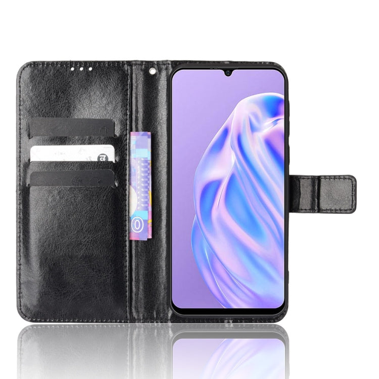 For Ulefone Note 6/ Note 6P Retro Crazy Horse Texture Leather Phone Case(Black) - Ulefone Cases by PMC Jewellery | Online Shopping South Africa | PMC Jewellery | Buy Now Pay Later Mobicred