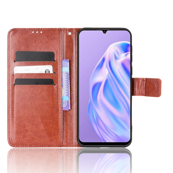 For Ulefone Note 6/ Note 6P Retro Crazy Horse Texture Leather Phone Case(Brown)
