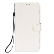 For Ulefone Note 6/ Note 6P Diamond Texture Leather Phone Case(White)