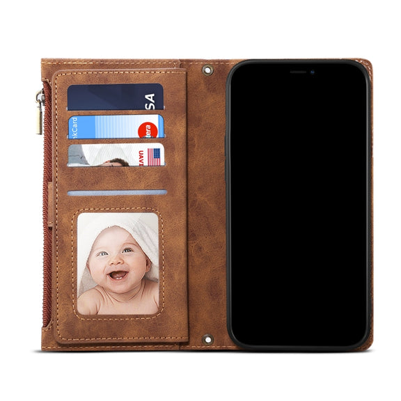 For Motorola Edge S30 Retro Frosted Leather Phone Case(Brown)