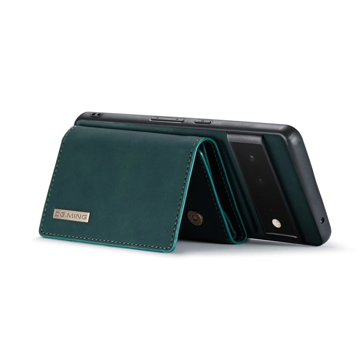 For Google Pixel 6 Pro DG.MING M1 Series 3-Fold Multi Card Wallet Back Cover Leather Phone Case(Green) - free shipping - PMC TechLife - Order now!