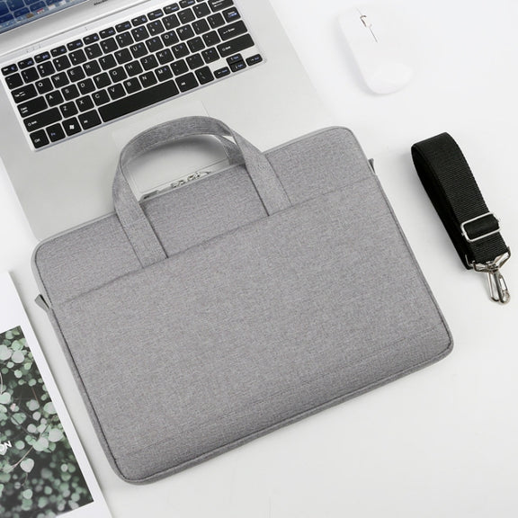 P310 Water-resistant Oxford Cloth Laptop Handbag For 14 inch(Grey)
