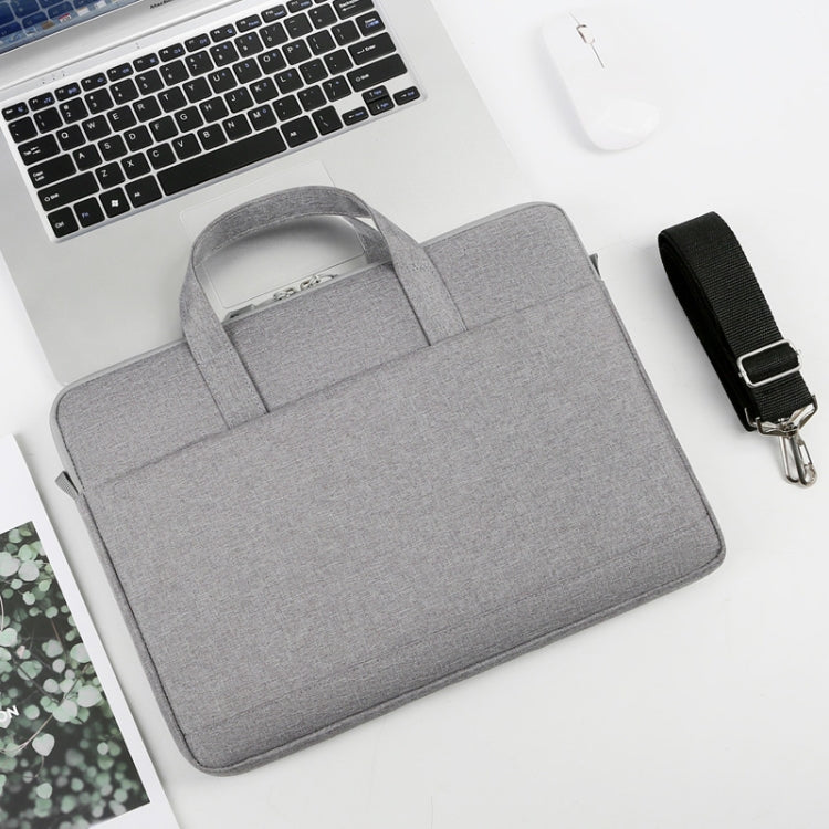 P310 Water-resistant Oxford Cloth Laptop Handbag For 14 inch(Grey)