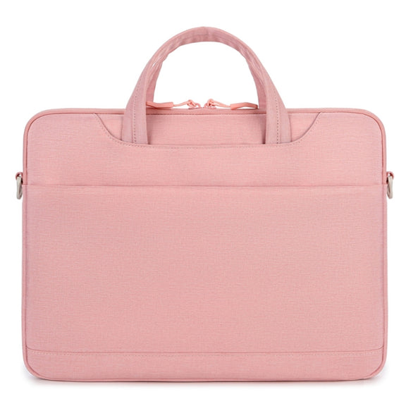 P510 Water-resistant Oxford Cloth Laptop Handbag For 13.3-14 inch(Pink)
