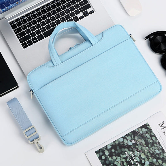 P510 Water-resistant Oxford Cloth Laptop Handbag For 13.3-14 inch(Blue)