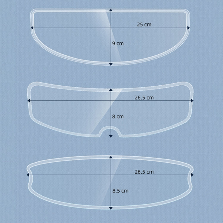 Visor Anti-fog PC Shield Helmet Lens Film(25.0 x 9.0cm) - Others by PMC TechLife | Online Shopping South Africa | PMC TechLife