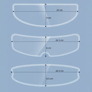 Visor Anti-fog PC Shield Helmet Lens Film(26.5 x 8.5cm)