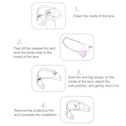 Visor Anti-fog PC Shield Helmet Lens Film(26.5 x 8.5cm)