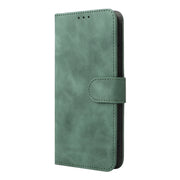 For Ulefone Note 6 Skin Feel Magnetic Flip Leather Phone Case(Green)