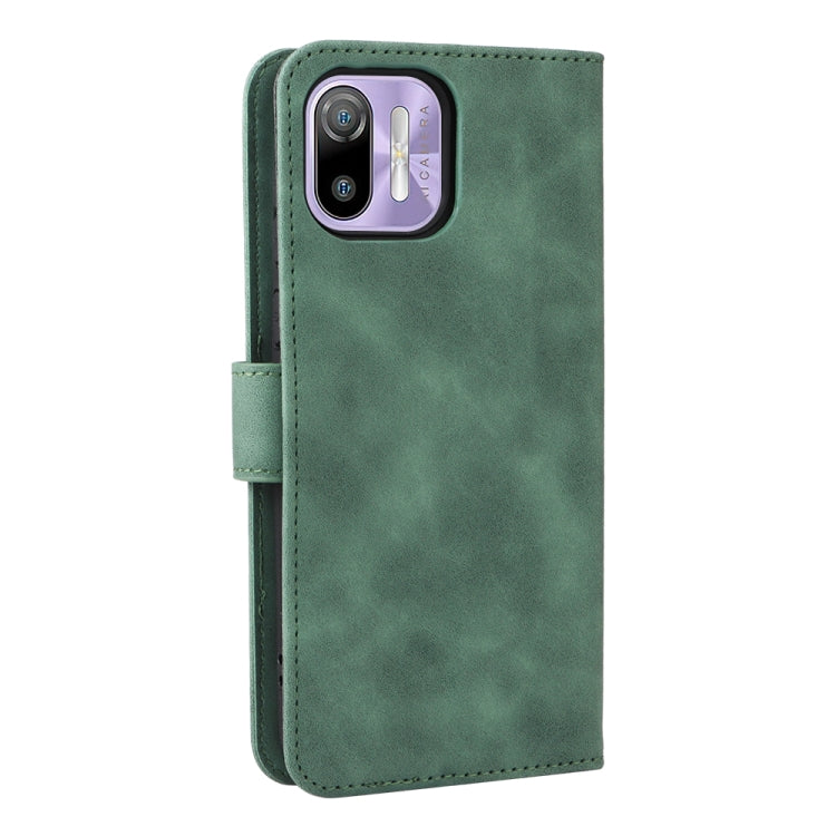 For Ulefone Note 6 Skin Feel Magnetic Flip Leather Phone Case(Green) - Ulefone Cases by PMC Jewellery | Online Shopping South Africa | PMC Jewellery | Buy Now Pay Later Mobicred